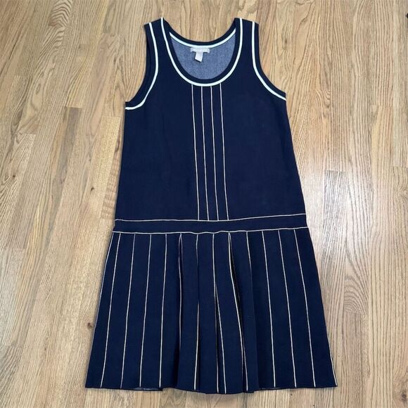 Banana Republic Sleeveless Drop Waist Midi Dress Women's XL Tall - Picture 1 of 10